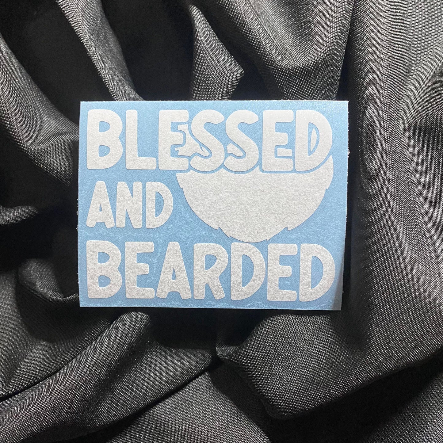 Blessed & Bearded Decal