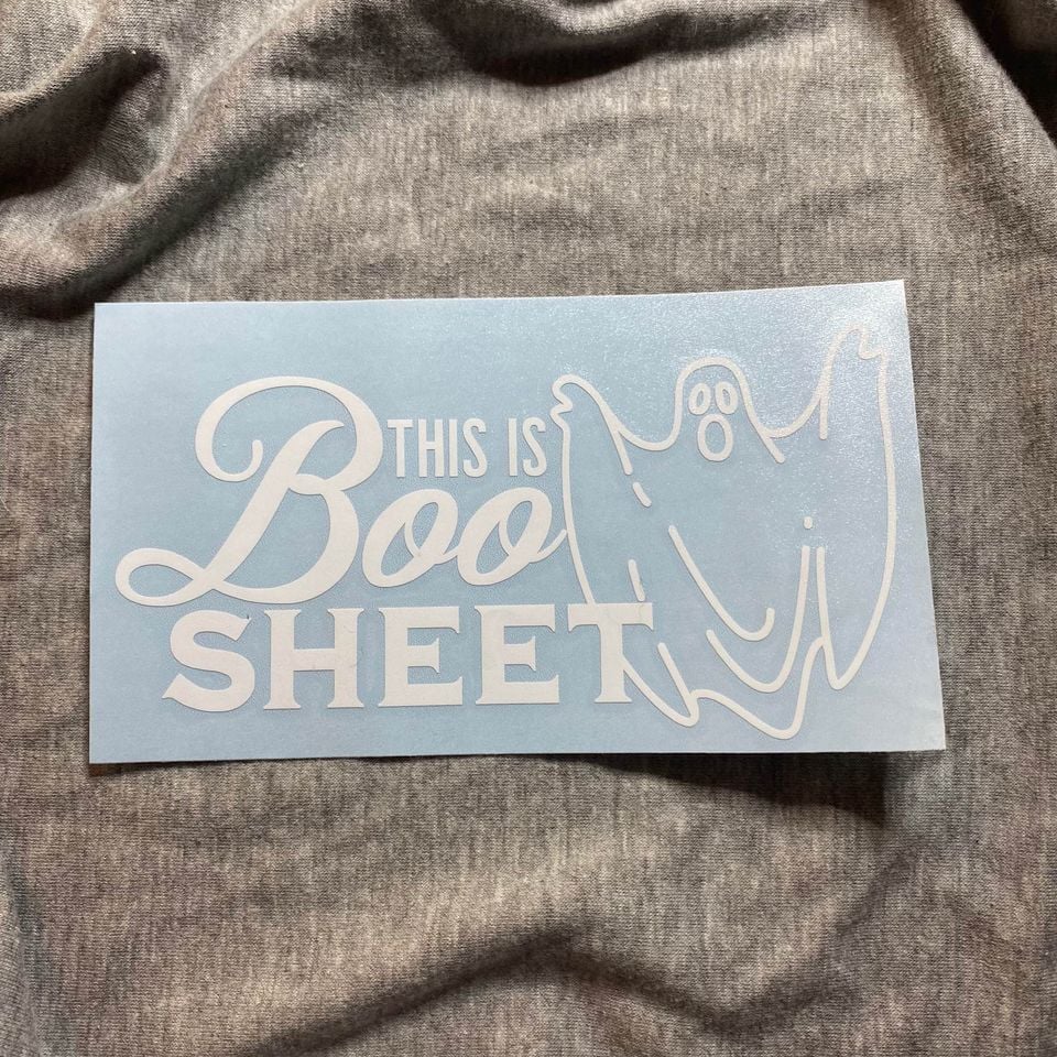 Boo Sheet Decal