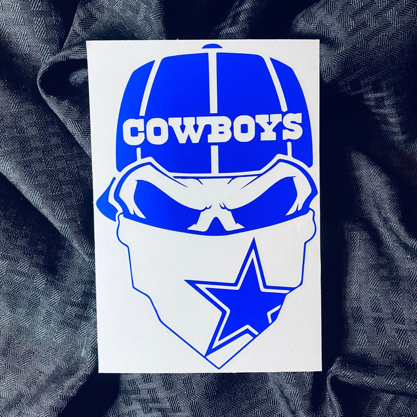Dallas Cowboys Skull Decal