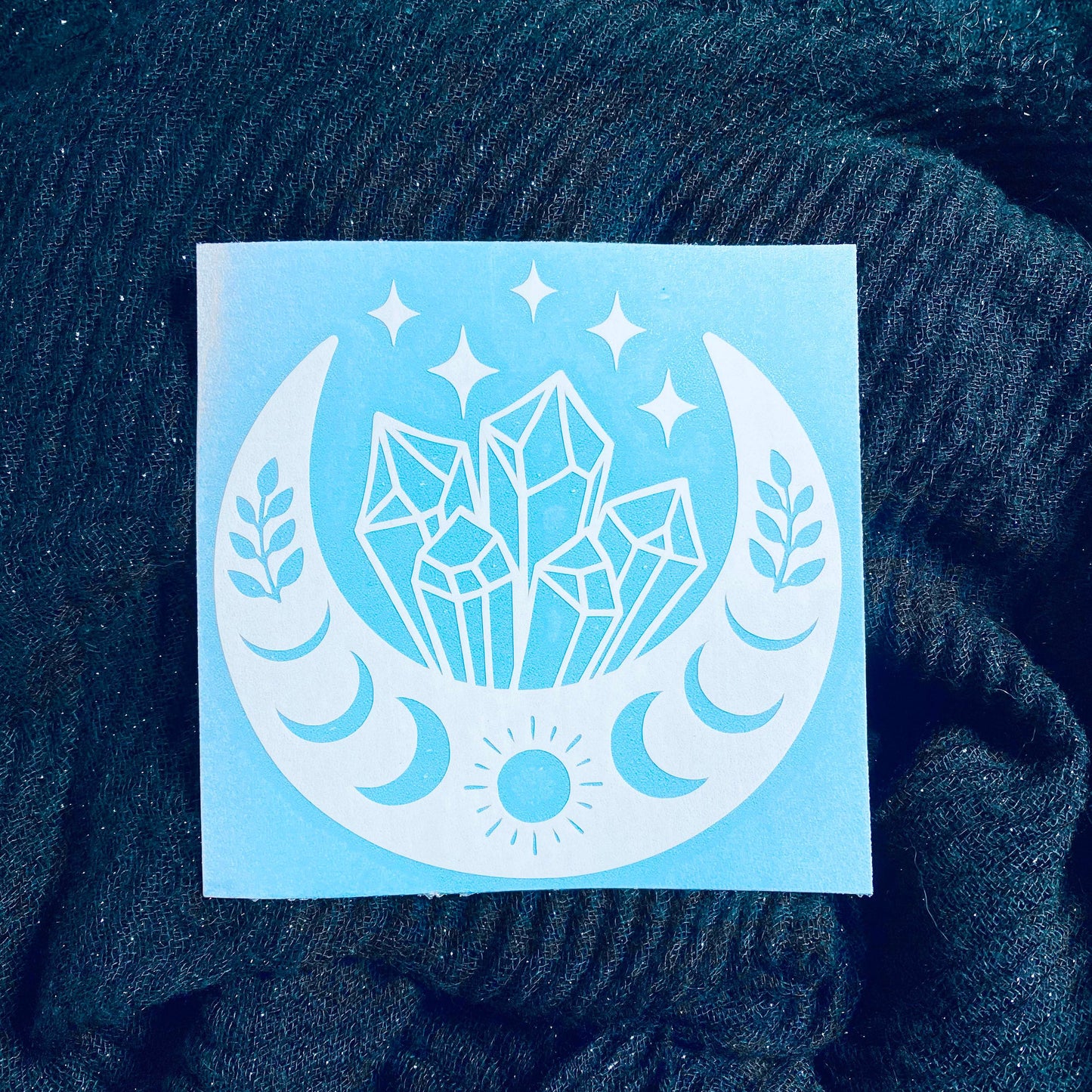 Gemstone Moon Decal
