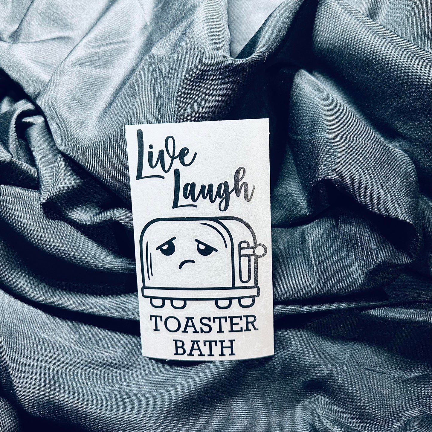Live Laugh Toaster Decal