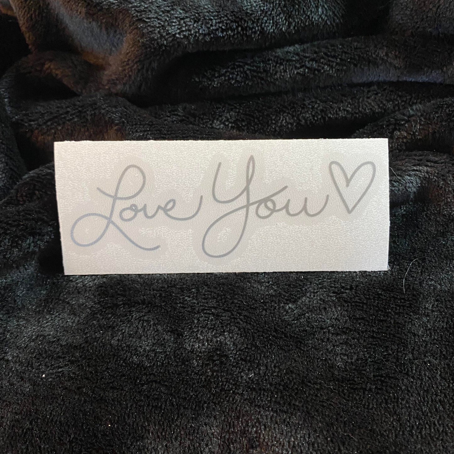 Love You Heart Decal