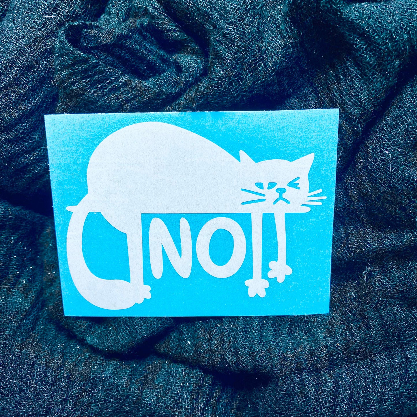 No Cat Decal