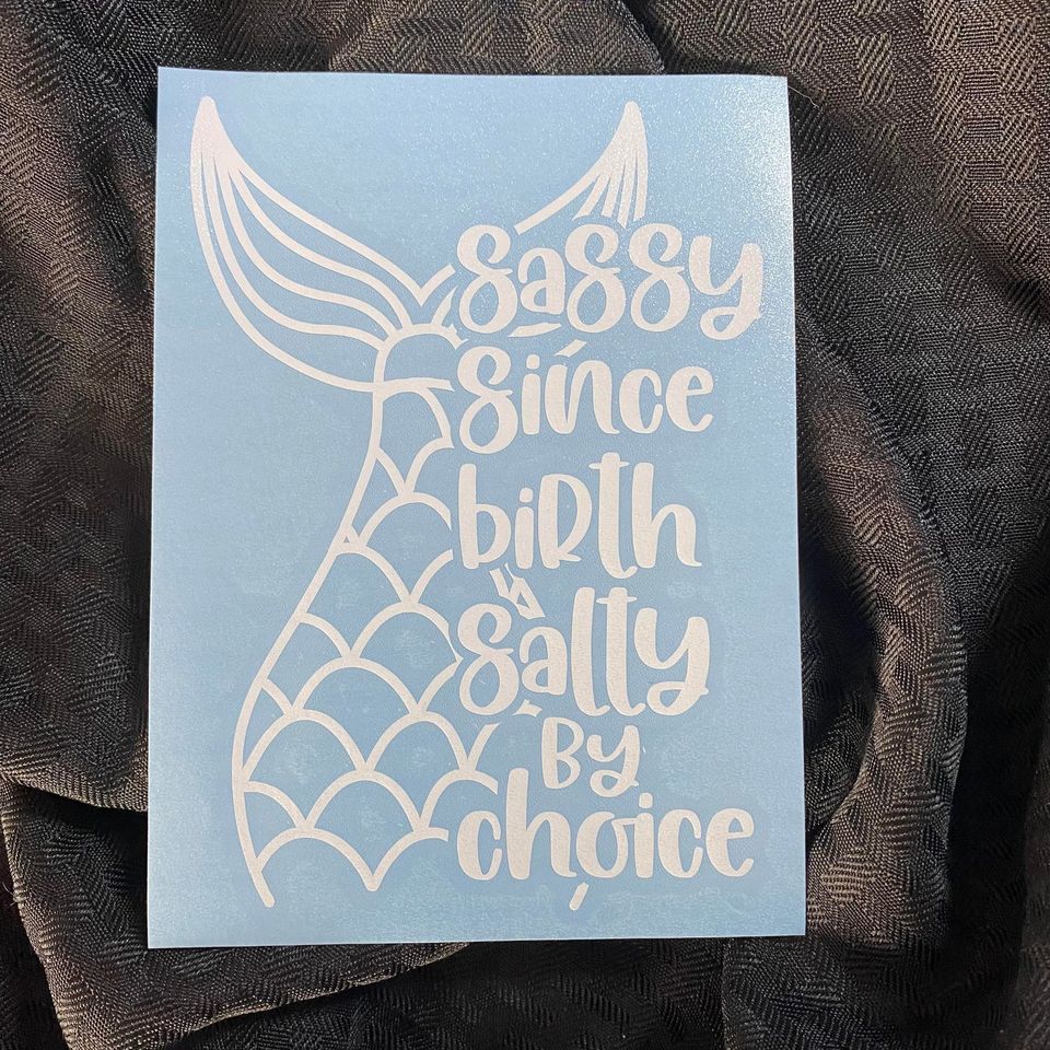 Salty By Choice Decal