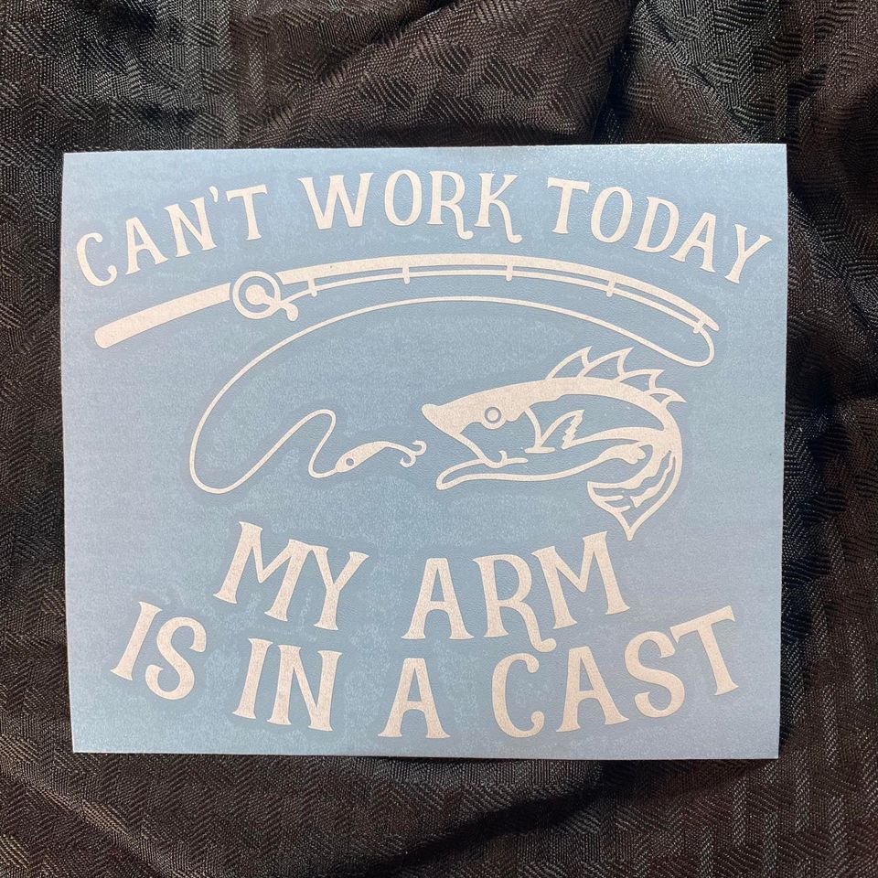 Arm In A Cast Decal