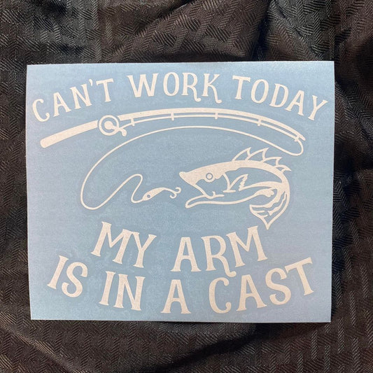 Arm In A Cast Decal