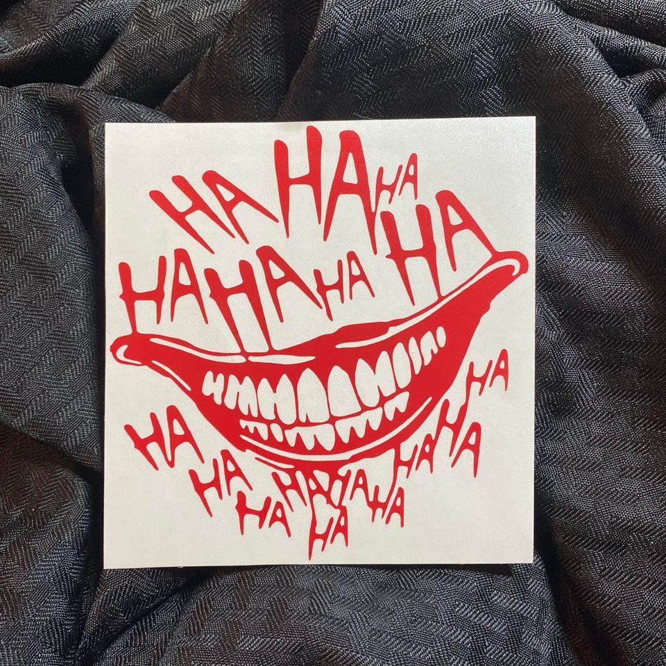 Batman Joker Laugh Decal