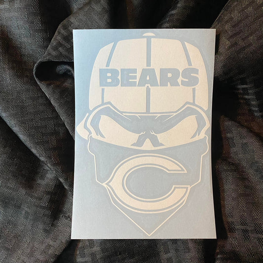 Bears Skull Decal