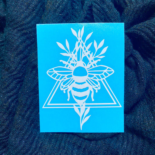 Bee Triangle Decal