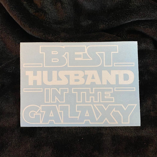 Best Husband Decal