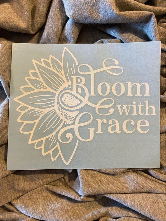 Bloom With Grace Decal