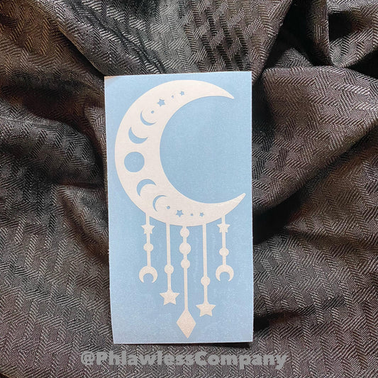 Boho Moon Decal