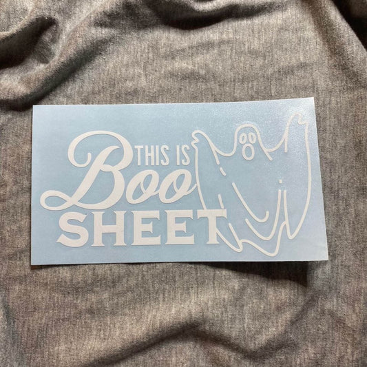 Boo Sheet Decal