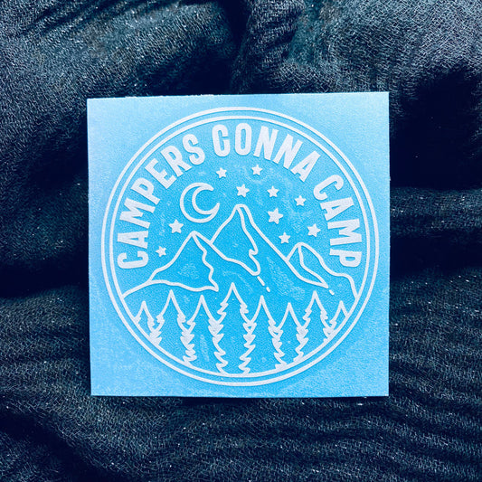 Campers Camp Sticker