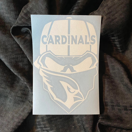 Arizona Cardinals Skull Sticker