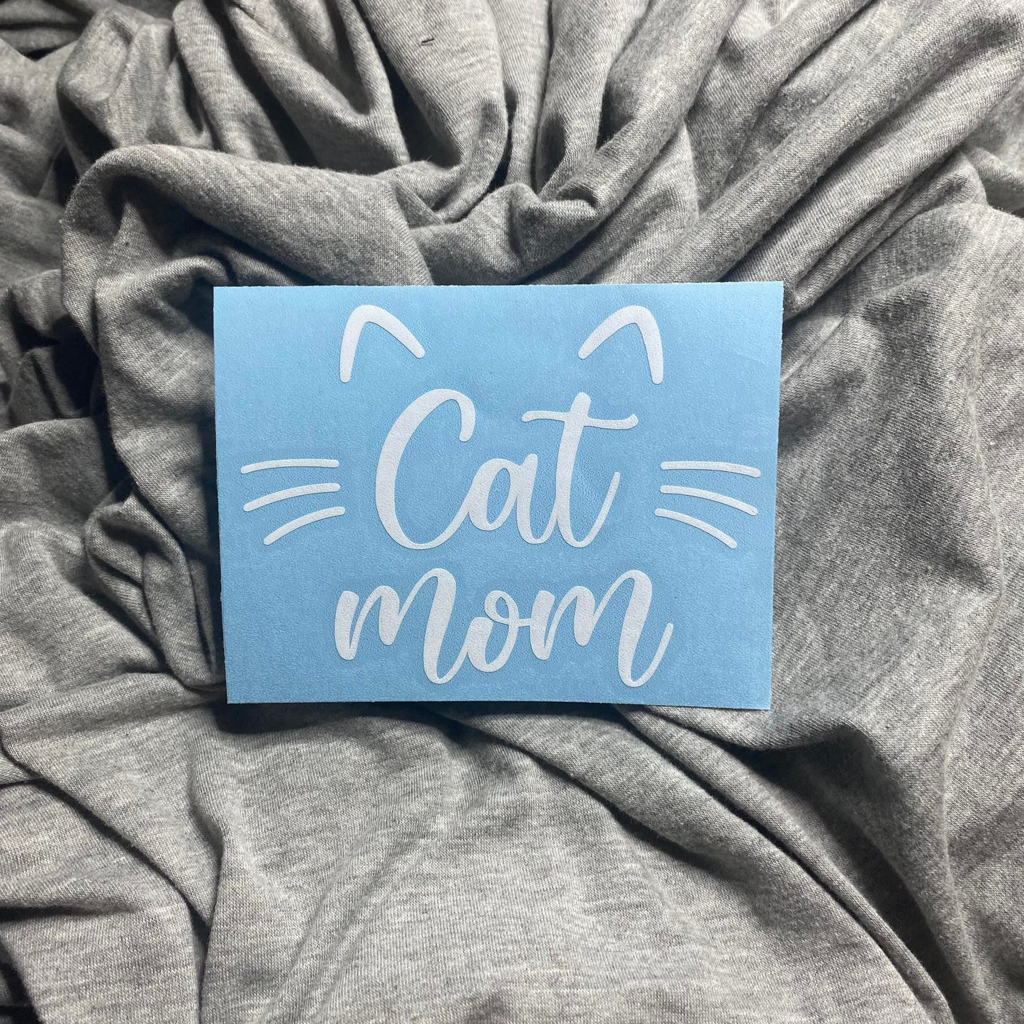 Cat Mom Whiskers Decal