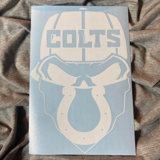 Colts Skull Decal