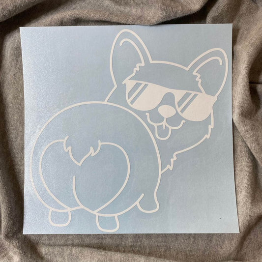 Corgi Butt Decal