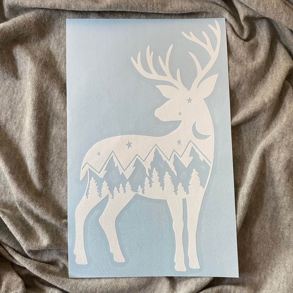 Deer Landscape Decal