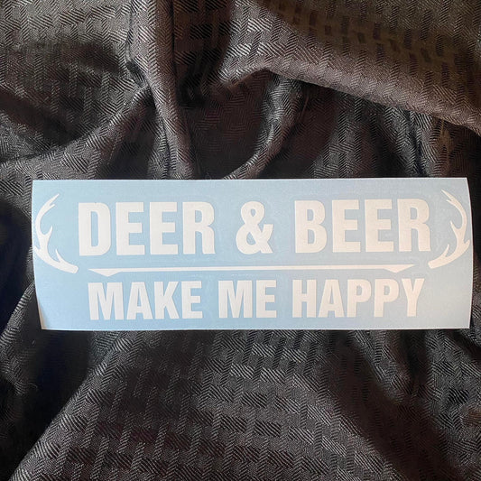 Deer & Beer Sticker
