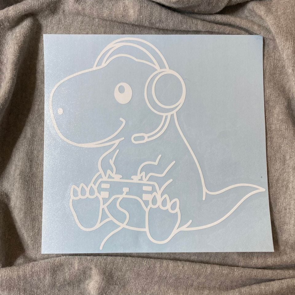 Dino Gamer Decal