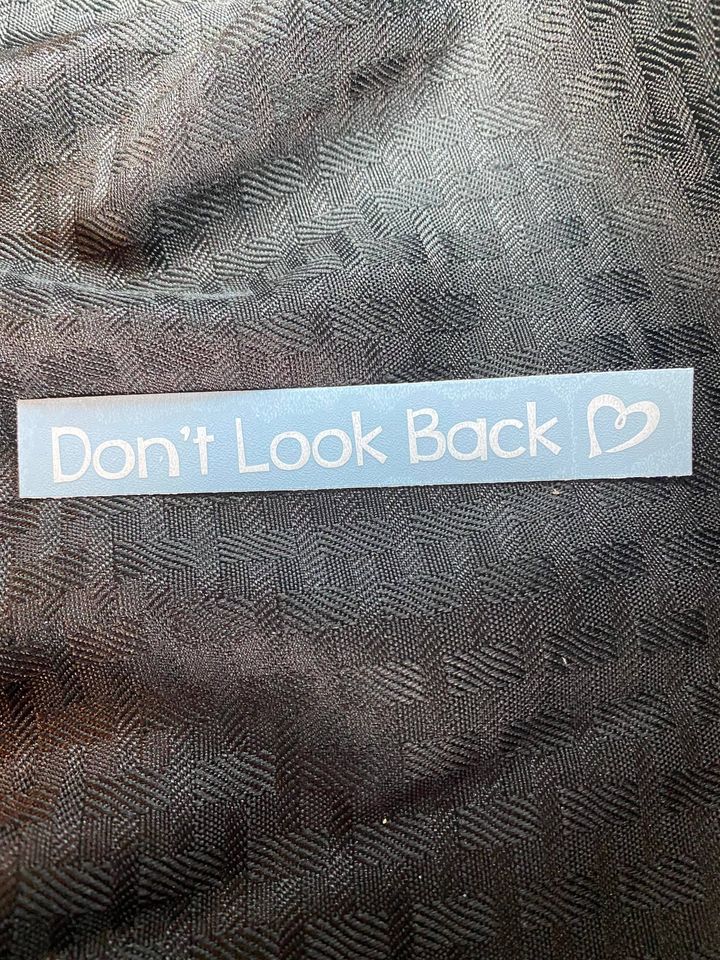 Don't Look Back Decal