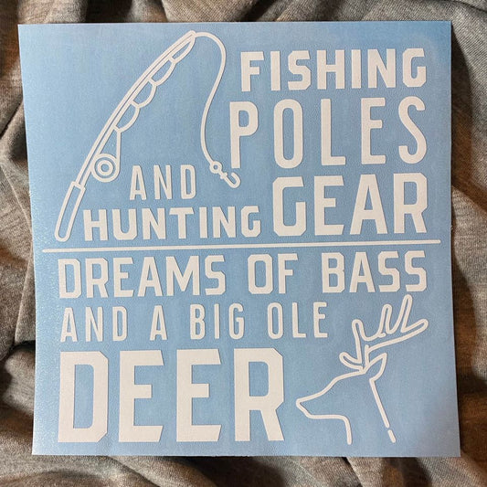 Dreams of Bass Decal