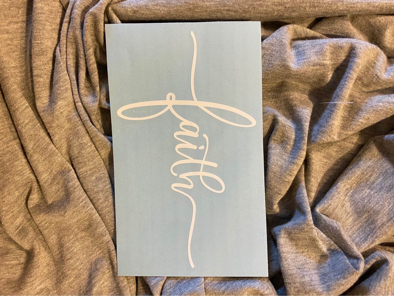 Faith Cross Decal