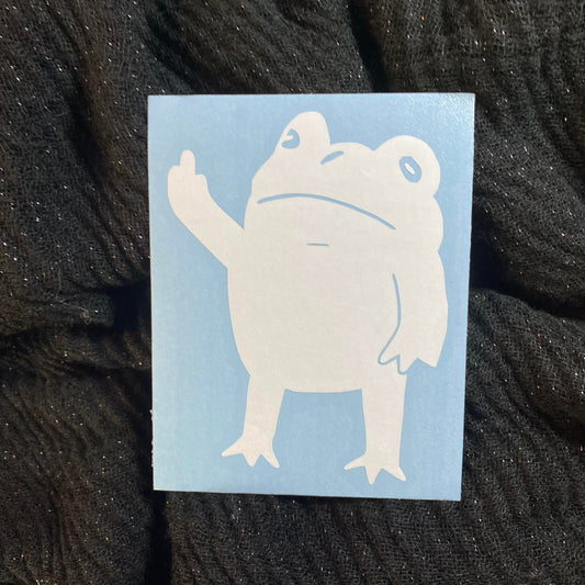 Flipping Frog Decal