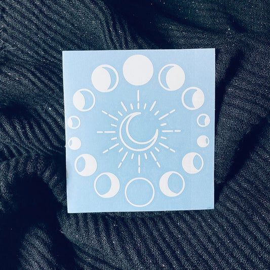 Full Moon Phase Decal