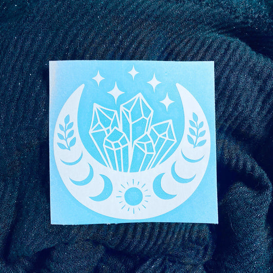 Gemstone Moon Decal