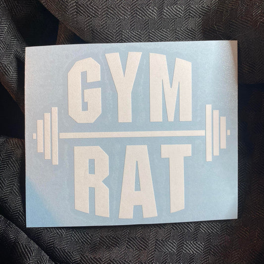 Gym Rat Decal