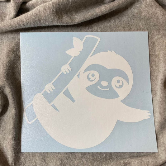 Hanging Sloth Decal