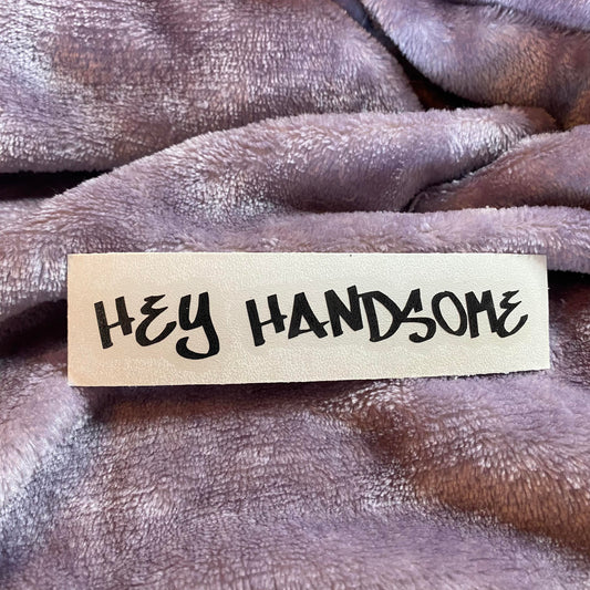 Hey Handsome Graffiti Decal