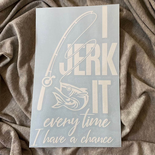 Jerk It Fishing Decal