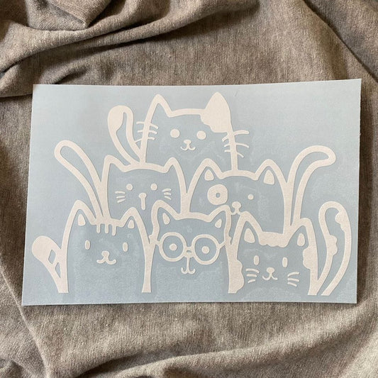 Kitty Cat Party Decal