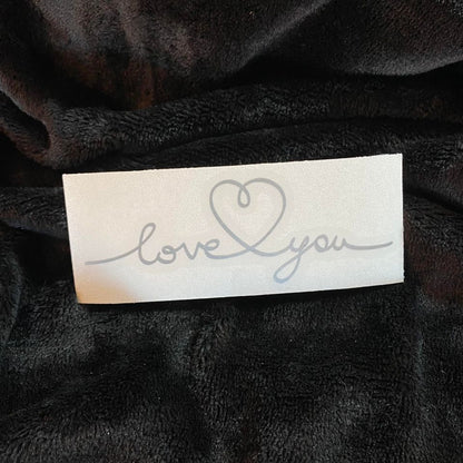 Love You Connected Decal