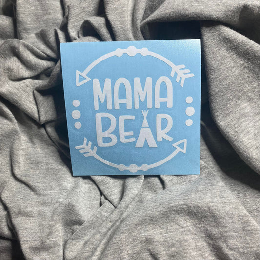 Mama Bear Teepee Decal