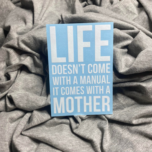 Mother Manual Decal