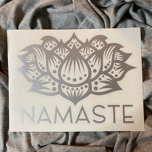Namaste Lotus Decal