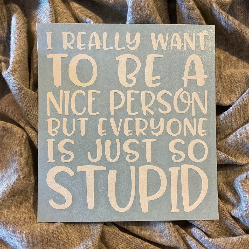 Nice Person Decal