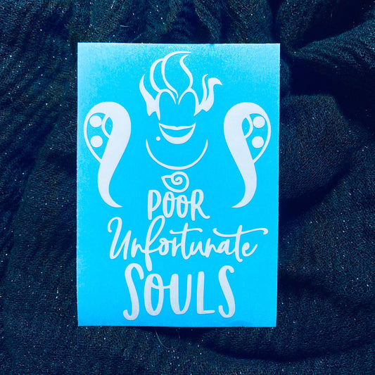Poor Unfortunate Souls Decal
