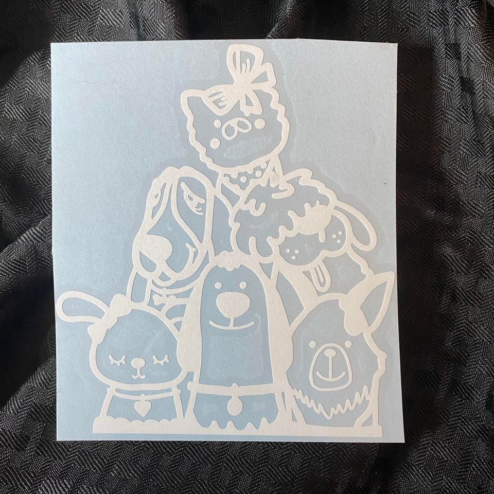 Puppy Party Decal