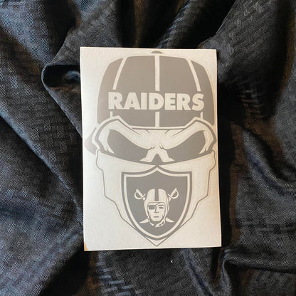 Raiders Skull Decal