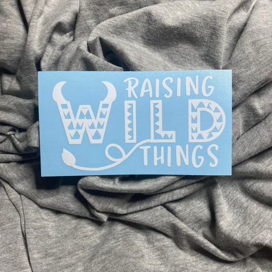 Raising Wild Things Decal