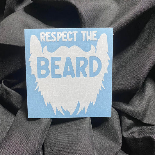 Respect The Beard Decal