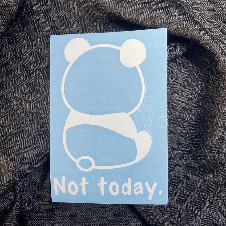 Sad Panda Decal