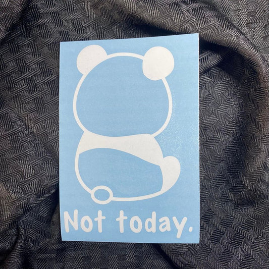 Sad Panda Decal