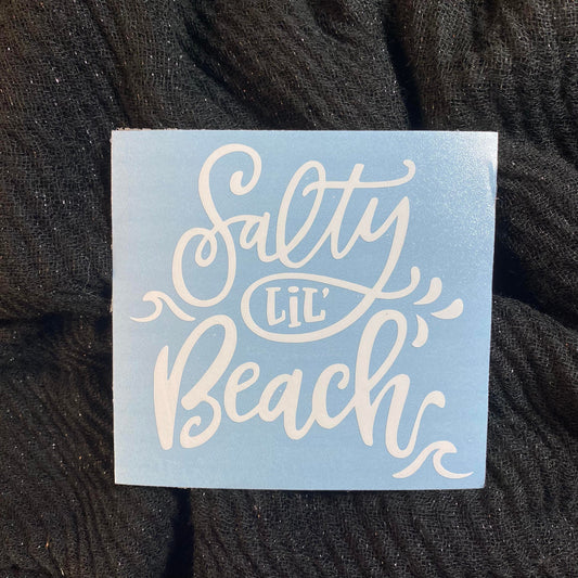 Salty Lil Beach Decal