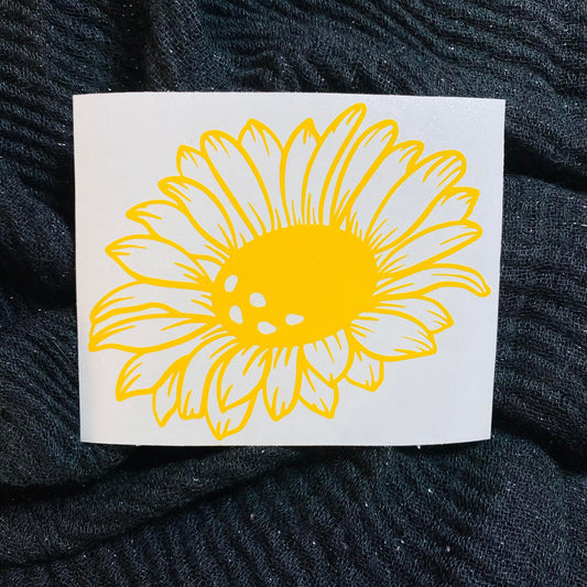 Side Sunflower Decal